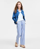 Liverpool Los Angeles Women's Cinched-Hem Raglan-Sleeve Jacket