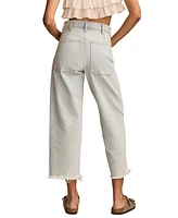 Lucky Brand Women's High-Rise Cropped Wide-Leg Jeans