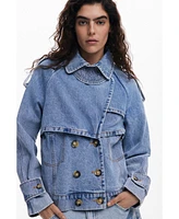 Desigual Women's Double-breasted Tucker jacket