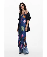 Desigual Women's Floral midi dress