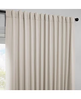 Half Price Drapes Alabaster Beige Extra Wide Room Darkening Curtain