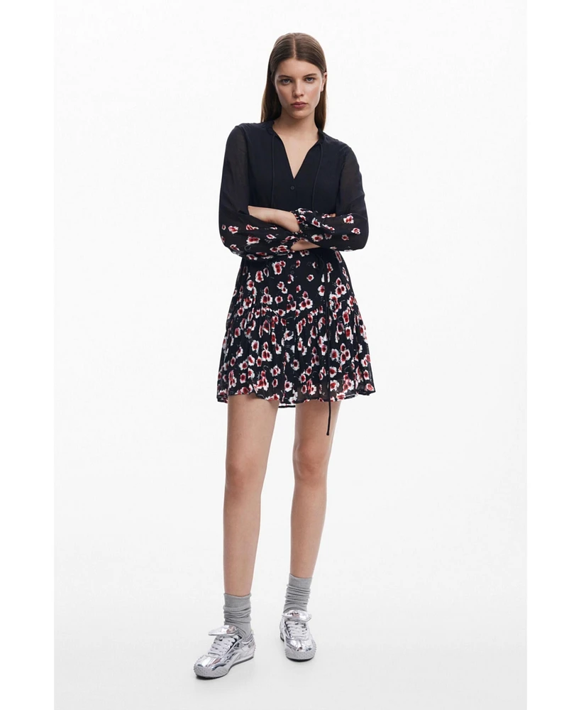 Desigual Women's Short floral dress