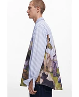 Desigual Men's Landscape print shirt