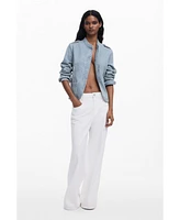 Desigual Women's Striped Trucker Jacket
