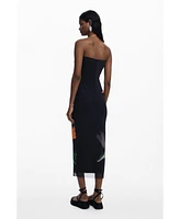 Desigual Women's Strapless dress