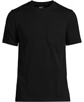 Lands' End Men's Short Sleeve Cotton Supima Tee With Pocket