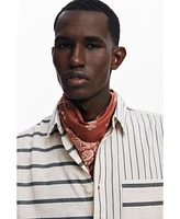 Desigual Men's Asymmetric striped shirt