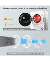 1.5 Cu .ft Clothes Dryer with Stainless Steel Tub