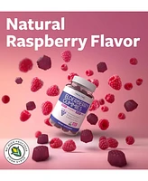 Elderberry Gummies with Vitamin C & Zinc, Immune Support Supplement for Adults, Raspberry Flavor, Health's Harmony, 60ct