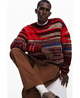 Desigual Men's Thick striped sweater