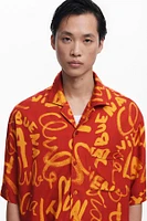 Desigual Men's Short-sleeve lettering shirt