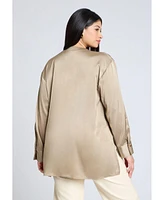 Eloquii Plus Half Placket Tunic