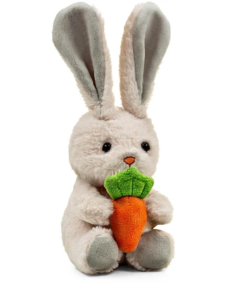 Sperric Easter Baby Plush Bunny Holding Carrot - Plush Bunny Sensory Easter Decorations Toy for Newborns and Infants Plushie Easter Toys