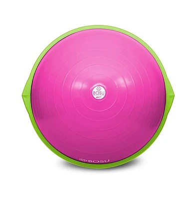 Bosu 72-10850 Home Gym Equipment The Original Balance Trainer 65 cm Diameter, Pink and Lime Green