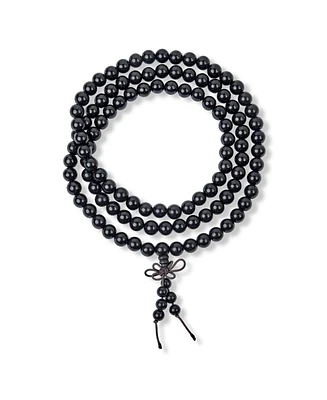 Bling Jewelry Natural Buddhist Mala Prayer Bead Long Strands Beads Meditation Yoga Rosary Necklace Stacking Wrap Stretch Bracelet