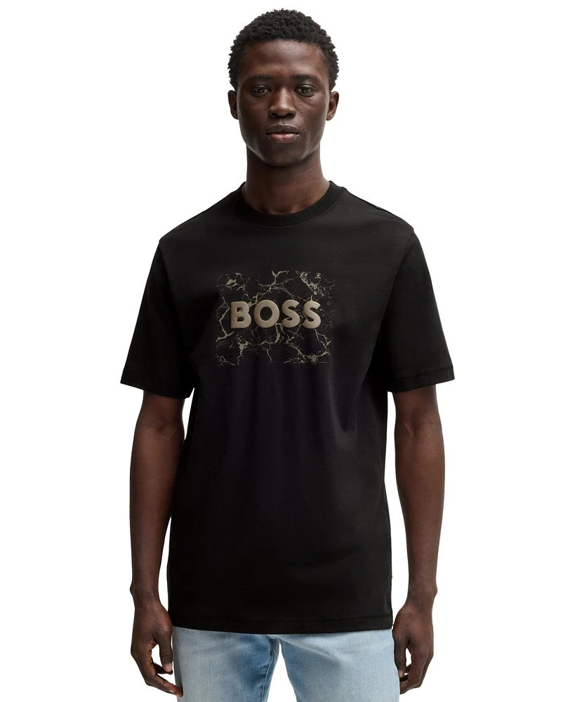 Boss by Hugo Men's Cotton-Jersey Regular-Fit T-Shirt