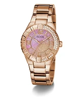 Guess Women's Analog Rose Gold Tone Stainless Steel Watch, 36mm