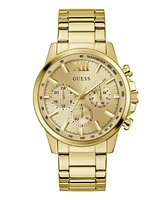 Guess Men's Multifunction Gold Tone Stainless Steel Watch, 44mm