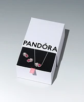 Pandora Red and Clear Double Halo Heart Gift Set