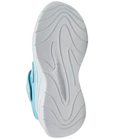 Skechers Little Girls' Wave 92 Fastening Strap Casual Sneakers from Finish Line