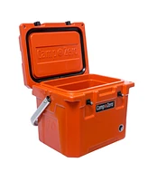 Camp-zero 10 | 10.6 Qt. Premium Cooler with 2 Molded-in Cup Holders & Folding Aluminum Handle