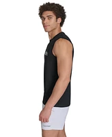 Calvin Klein Men's Logo Sleeveless Swim Rash Guard