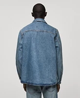 Mango Men's Denim Overshirt