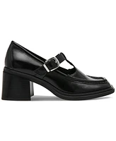 Steve Madden Women's Beverlee T-Strap Block-Heel Mary Jane Pumps