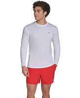Calvin Klein Men's Monogram Long-Sleeve Swim Rash Guard