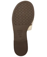 Arezzo Women's Hanna Round Toe Flat Sandals