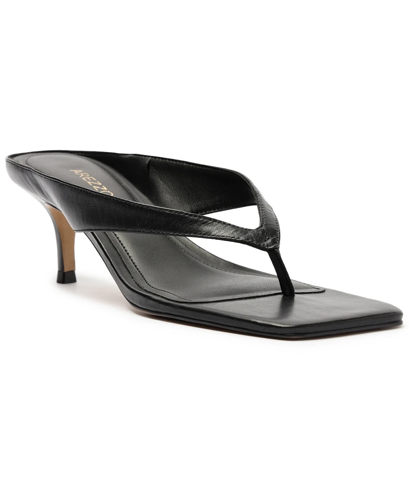 Arezzo Women's Gia Square Toe Dress Sandals
