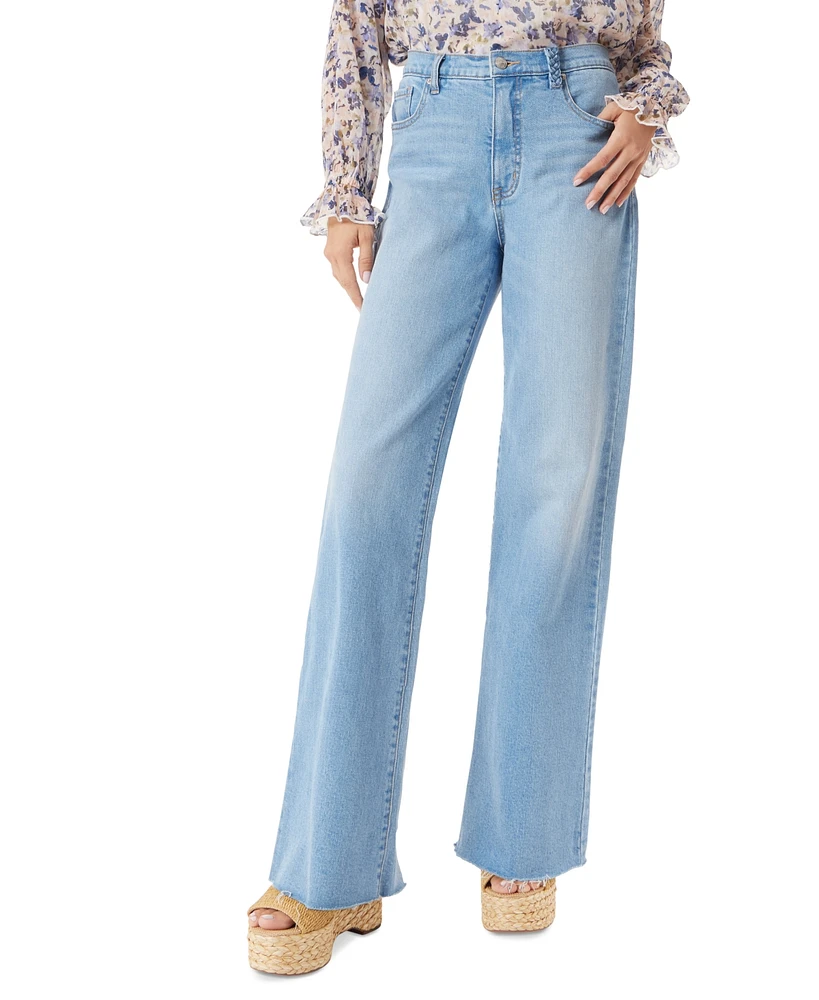 Sam Edelman Women's Mid-Rise Flare-Leg Jeans