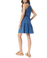 Sam Edelman Women's Diana Sleeveless Denim Mini Dress