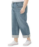 Silver Jeans Co. Plus Be Easy High-Rise Wide-Leg