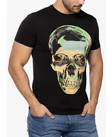 Men's Tie Dye Skull Rhinestone Graphic T-Shirts