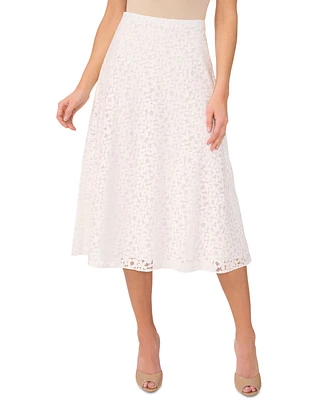 CeCe Women's Lace Midi Skirt