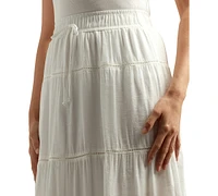 Bcx Juniors' Tiered Gauze Pull-On Maxi Skirt
