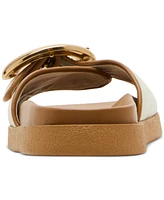Steve Madden Women's Mandie Buckle Slide Footbed Sandals