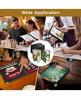 WeChef 10 Pack Restaurant Menu Covers 8.5" x 11" Book Style 8 Views Clear Cafe