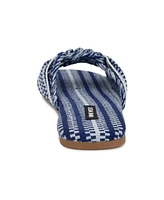Nine West Women's Lalta Knotted Flat Slide Sandals