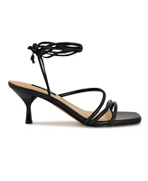 Nine West Women's Hendy Strappy Lace Up Dress Sandals