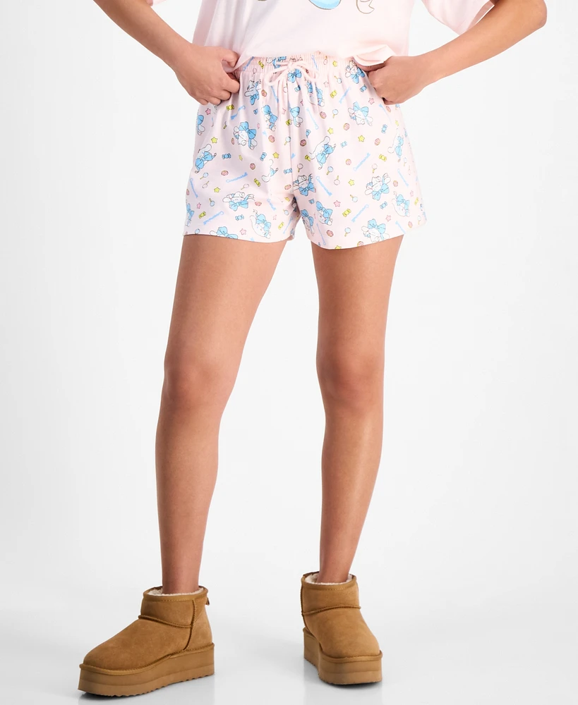 Love Tribe Juniors' Cinnamoroll Pull-On Graphic Shorts
