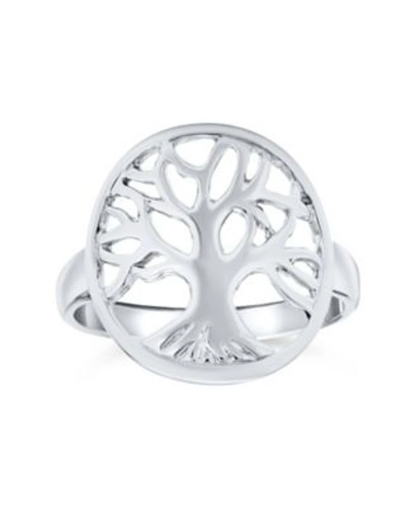 Bling Jewelry Silver Ring Large Open Round Family Tree Of Life Sterling Statement Piece