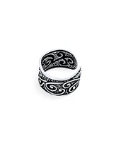 Bling Jewelry Unisex Celtic Swirl Vine Ear Cuff Cartilage Earring Non-Pierced Silver