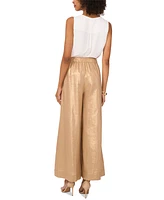 Vince Camuto Women's Shimmer Pull-On Wide-Leg Pants