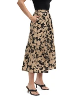 Ellen Tracy Women s Tiered Flowy Midi Skirt