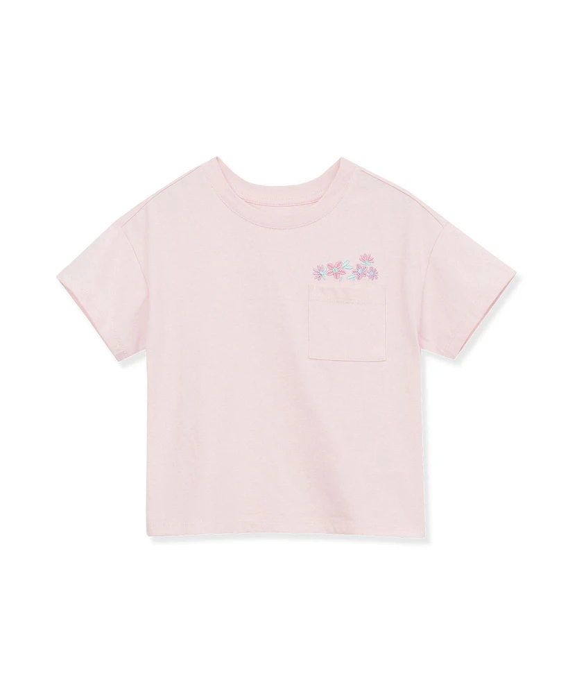 Lands' End Girls Meet and Greet Pocket Tee
