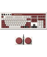 8BitDo Retro Wireless Gaming Mechanical Keyboard with Number Pad for Windows and Android - Fami Edition