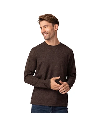 Free Country Men's FreeCycle Sueded Long Sleeve Crew Neck