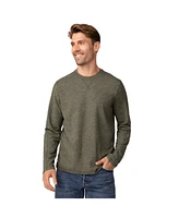 Free Country Men's FreeCycle Sueded Long Sleeve Crew Neck